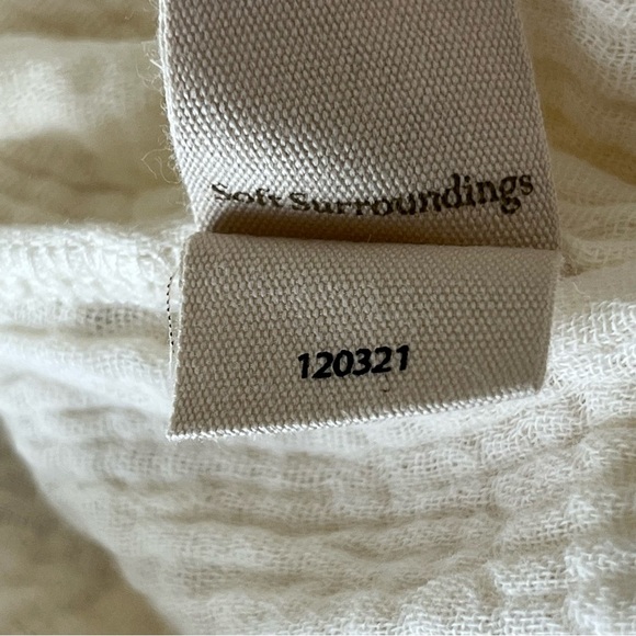 COPY - SOFT SURROUNDINGS NWT BEACH BOUND PULL ON GAUZE CROP PANTS ECRU Size Smal - Picture 15 of 15